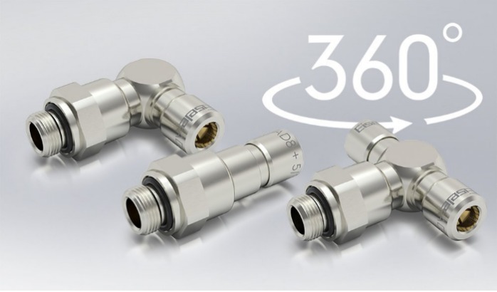 Rotary connector for rotating components