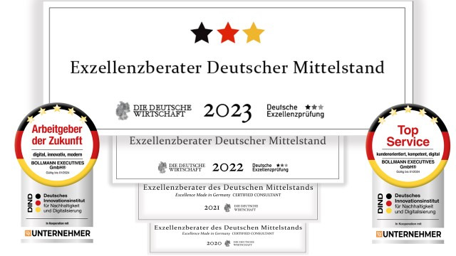 Auszeichnung für exzellente Beratung im Mittelstand