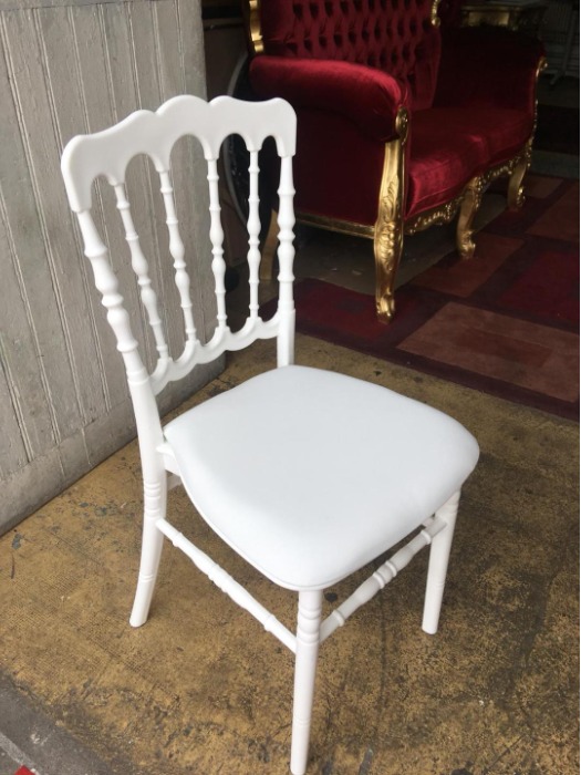 Chaise Napoléon blanche achat