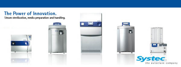 Systec GmbH presents autoclaves and media preparators 