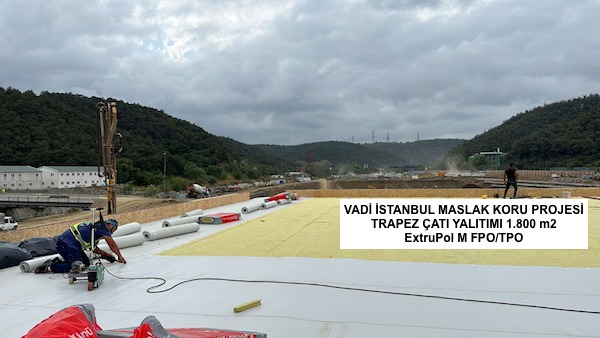 Vadi İstanbul ExtruPol Tpo Membran Trapez Çatı Yalıtımı